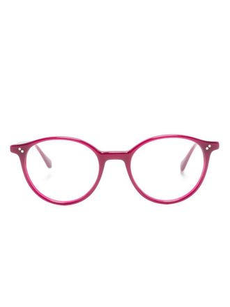 Gigi Studios Brooks round-frame glasses - Pink