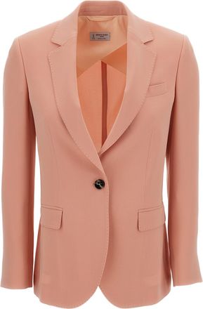 Alberto Biani Single-Breasted Cady Blazer