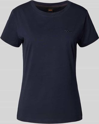 Boss Orange by Hugo Boss BOSS Orange Regular Fit T-Shirt aus reiner Baumwolle Modell ESOGO in Dunkelblau, Größe XS