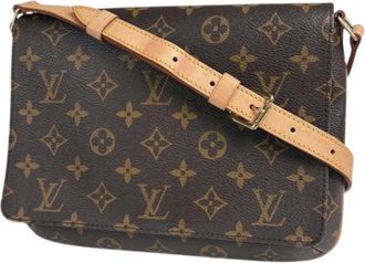 Louis Vuitton Pre-owned Cross Body Bags, female, Brown, Size: ONE SIZE Pre-owned Vintage Monogram Shoulder Bag