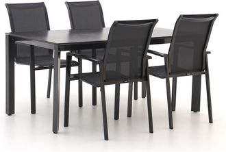 R&S Design Centallo/Sestino 160cm dining tuinset 5-delig stapelbaar