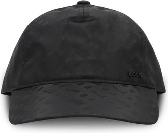 BOSS logo-detail baseball cap - men - Polyamide - One Size - Black