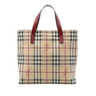 Burberry Pre-owned Tote Bags, female, Beige, Size: ONE SIZE Pre-owned Canvas Tote