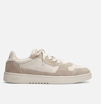 Axel Arigato Dice Lo Leather Suede Sneaker in Off White/taupe at Nordstrom, Size 10.5