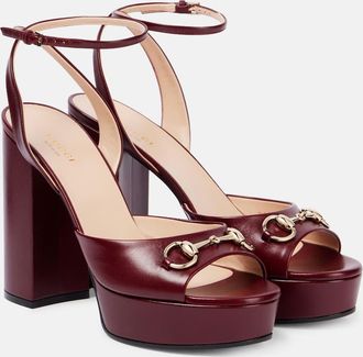 Gucci Sandali Horsebit in pelle