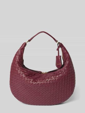 Abro Abro Shoulder Bag mit Logo-Applikation Modell Nana in Dunkelrot, Gr&ouml;&szlig;e 1