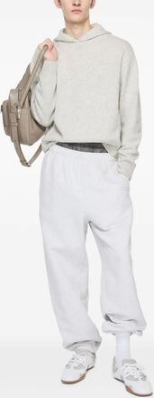 Acne Studios Felpa in jersey con cappuccio - Grigio