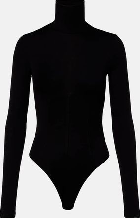 A Gold E Wilma jersey turtleneck bodysuit