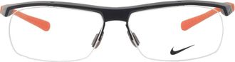 Nike Demo Rectangular Mens Eyeglasses NIKE 7071/2 075 57