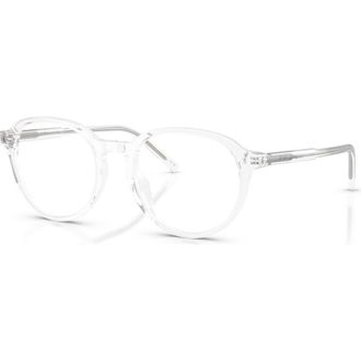 Dolce & Gabbana 52mm Phantos optical glasses in Transparent at Nordstrom