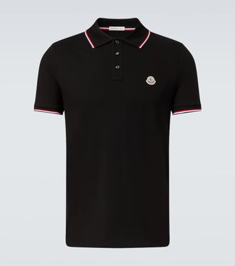 Moncler Permanent cotton jersey polo shirt