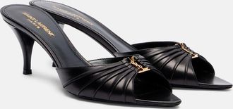 Saint Laurent Babylone 60 leather mules