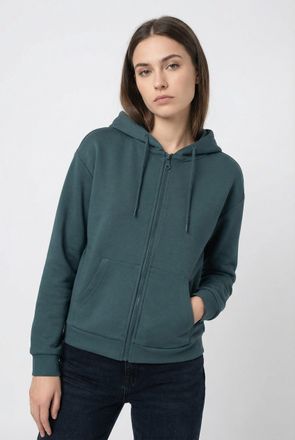 Only Play Kapuzensweatshirt ONLY PLAY ONPLOUNGE LIFE HOOD FZ LS SWT NOOS, Damen, Gr. XL, mediterranea, Sweatware, Obermaterial: 80% Polyester, 15% Viskose, 5% E