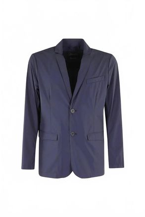 Herno Mens Lightweight Blazer In Navy