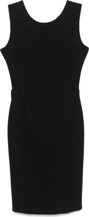 Gucci Abito midi in lana anni 2000 - Nero