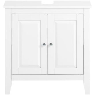 SoBuy Mobiletto Bagno Colonna Bagno Cassettiera Bagno Bianco Con Cassetti Frg202-W - Sobuy
