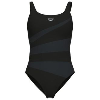 Arena Swimsuit Isabella Wing Back Badeanzug f&uuml;r Damen | schwarz
