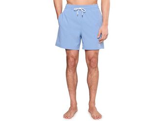 Polo Ralph Lauren Seersucker Traveler Trunk Mens Swimwear Sets Austin Blue : 2XL, Elastane/Mesh/Polyester