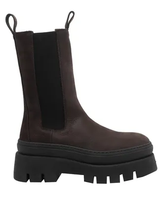 Copenhagen Copenhagen Dark Brown Suede Booties
