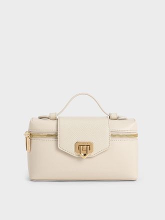 Charles & Keith Arwen Top Handle Vanity Bag