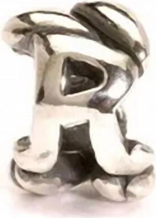 Trollbeads Womens Letter Bead R Bead In Silver