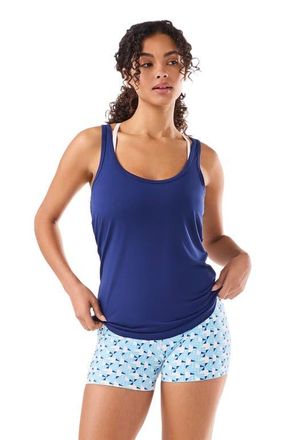 Tavi Fitted Swoop Tank in Deep Navy at Nordstrom, Size X-Small
