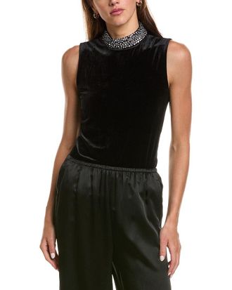 L'agence Madelyn Mock Neck Top