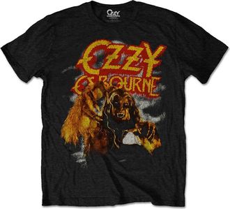Rockoff Trade Mens Ozzy Osbourne Vintage Warewolf T-Shirt, Black, X-Large