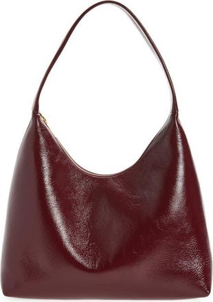 Mansur Gavriel Candy Suede Hobo Bag in Claret at Nordstrom