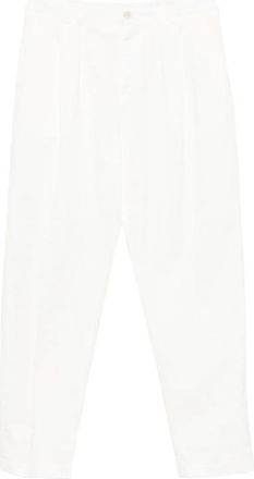 Canali Pleated Straight-leg Trousers