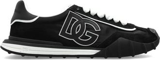 Dolce & Gabbana Atletische Sneakers - Heren - Sneakers - Zwart - 41 1/2 EU - Leer - Schoenen