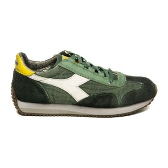 Diadora Heren, Schoenen, Groen, Maat: 45 EU Leer