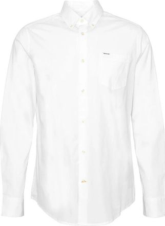 Barbour Comfort Stretch Overhemd - Heren - Casual Overhemden - Wit - XL - Katoen - Overhemden