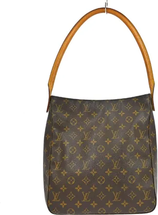 Louis Vuitton Looping Monogram Canvas Brown Canvas Handbag (Pre-Owned)