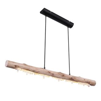 Netlighting Felicitas 100cm Bar Pendant Ceiling Light Matt Black LED 3000K