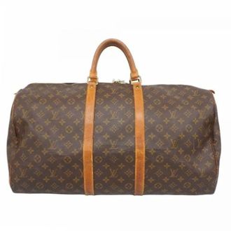 Louis Vuitton Vintage, unisex, Bruin, ONE Size, Pre-owned Weekendtas