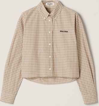 Miu Miu Checked shirt