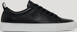 Belstaff Walton Trainer Mens Nappa Leather Black Size UK 7.5