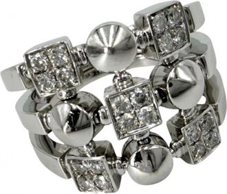 Bulgari White Gold (18K) Band Ring (Pre-Owned)