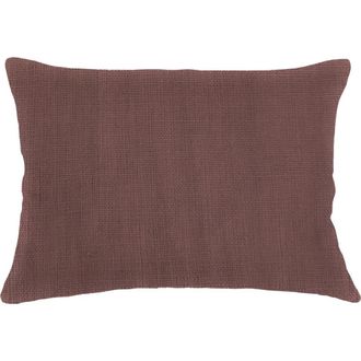 Anaya with Love So Soft Linen Pillow with Down Insert in Chestnut Brown at Nordstrom, Size 2Ft 0In X 2Ft 0In