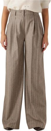 Janice Dames, Broeken, Bruin, Maat: M