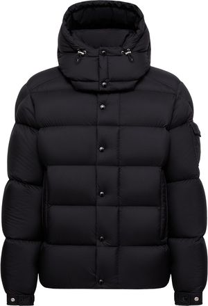 Moncler Moncler Maya 70 Hooded Short Down Jacket, Men, Black, Size: 0