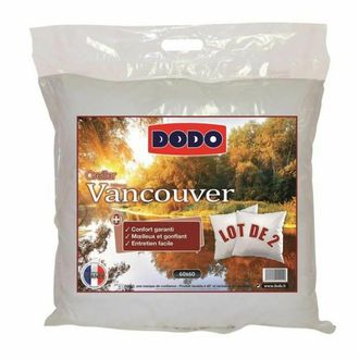 Dodo Dodo Vancouver Almohadas Blancas 60x60 Cm Pack De 2