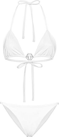 Philipp Plein Dames, Badkleding, Wit, Maat: XL Polyamide