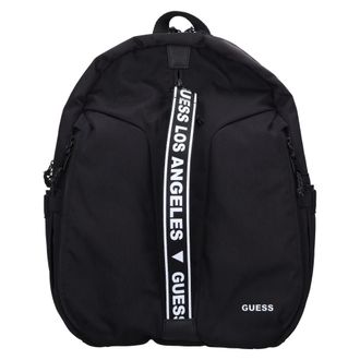 Guess Tassen, Heren, Zwart, ONE Size, Stoffen Rugzak met Laptopvak