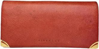 Givenchy Pre-owned Wallet - Dames - Vintage Accessoires - Rood - ONE Size - Leer - Vintage