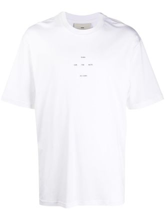 Song for the Mute T-shirt met logoprint - Wit