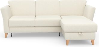 Sit&more Ecksofa »Visby L-Form« Wahlweise mit Bettfunktion und Bettkasten, frei im Raum stellbar