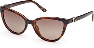 Guess GU00189 Polarized 52H Womens Sunglasses Tortoiseshell Size 55