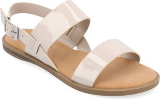 Journee Collection Women & apos;s Lavine Medium and Wide Width Flat Sandals